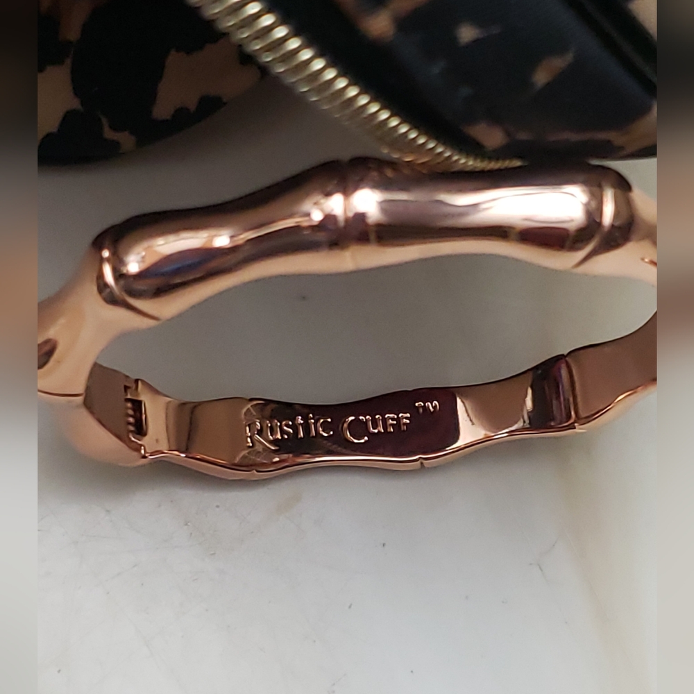 Rustic Cuff Metallic Bracelet - image 1